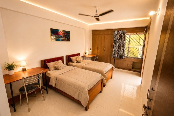 Priavte Room in 3BHK, Lalpur, Ranchi for working Proffestional