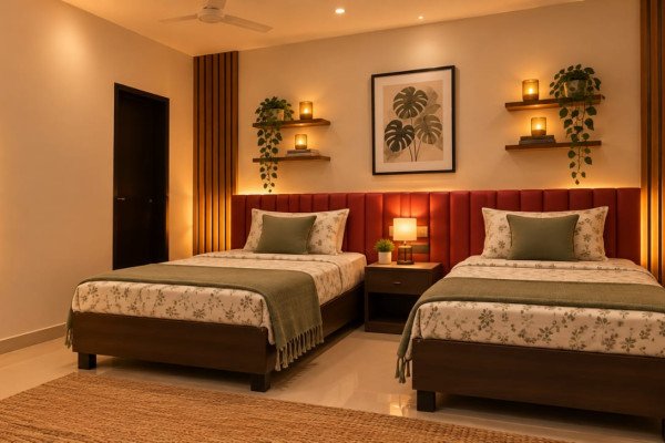 Premium Twin-Sharing Accommodation for Working Professionals in Greater Noida