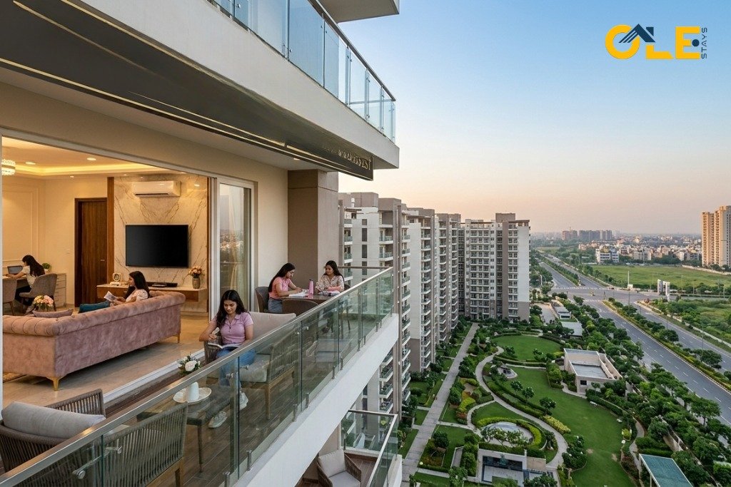 Luxury Girls PG in Greater Noida West – Premium Living by Olestays