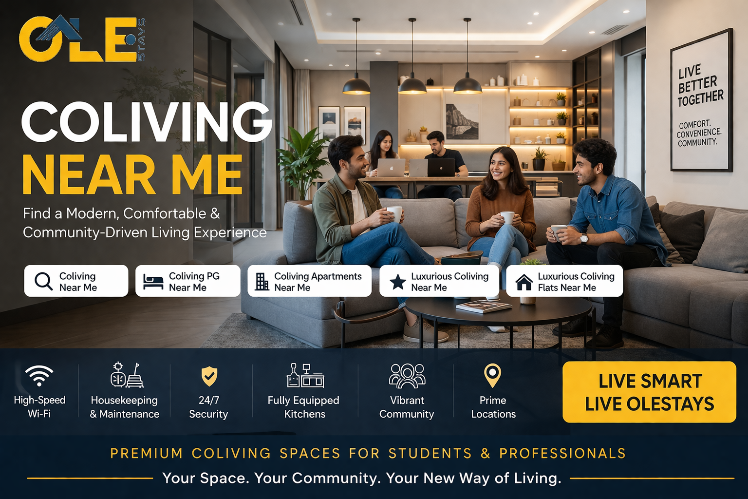 Coliving Near Me – Find a Modern Shared Living Experience