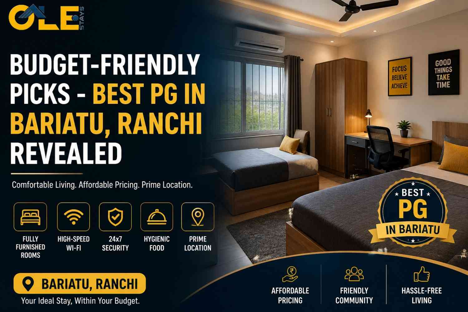 Budget Friendly Picks Best PG in Bariatu - Ranchi Revealed