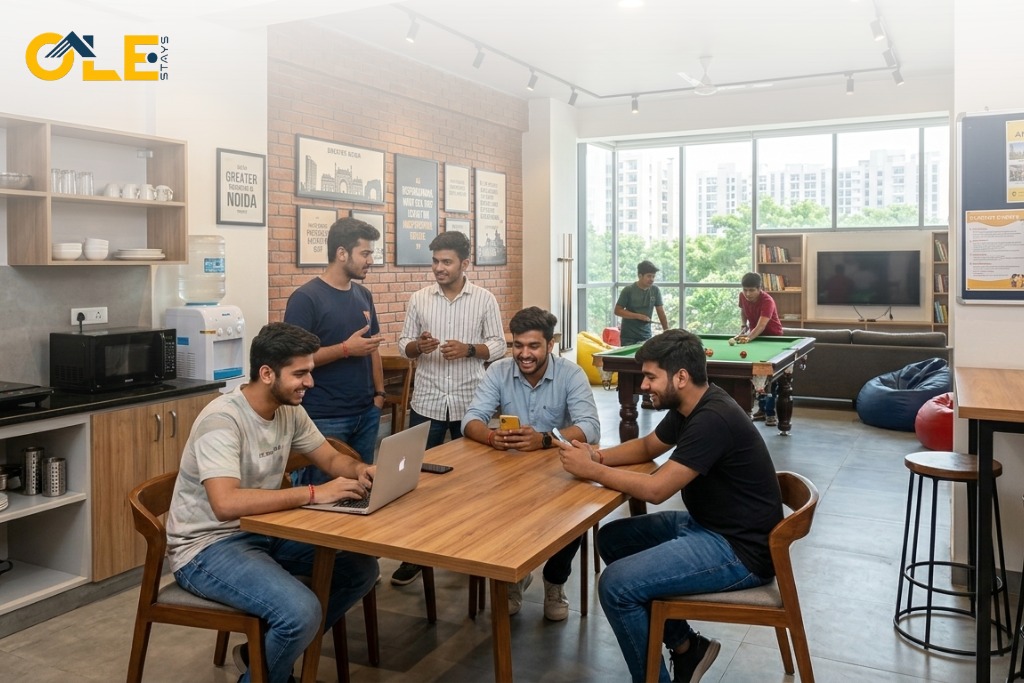 Modern Boys PG in Greater Noida West – Safe & Premium Living with Olestays